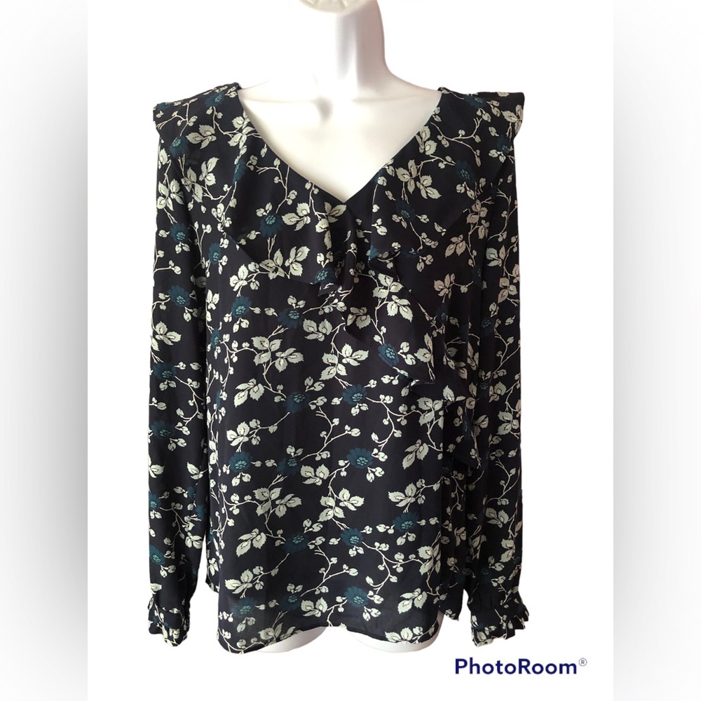 Women’s LOFT Floral Blouse Size S